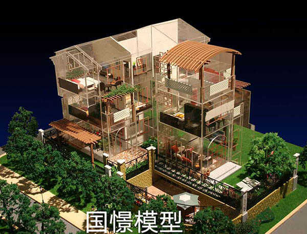 开江县建筑模型