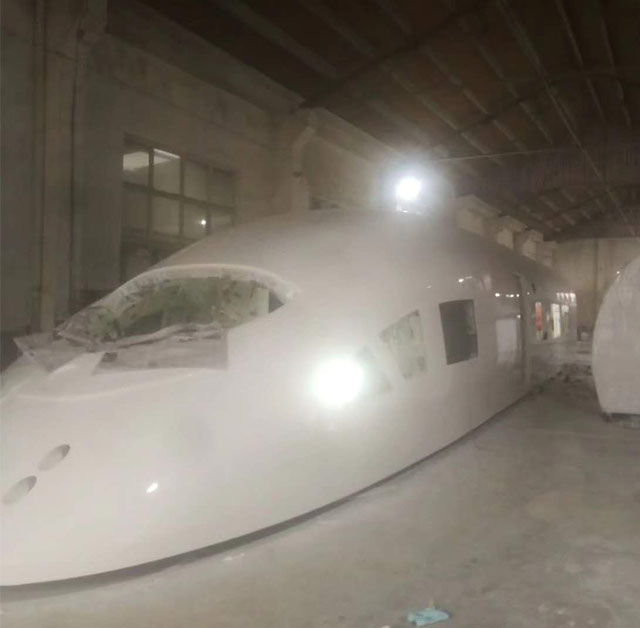 开江县高铁模型